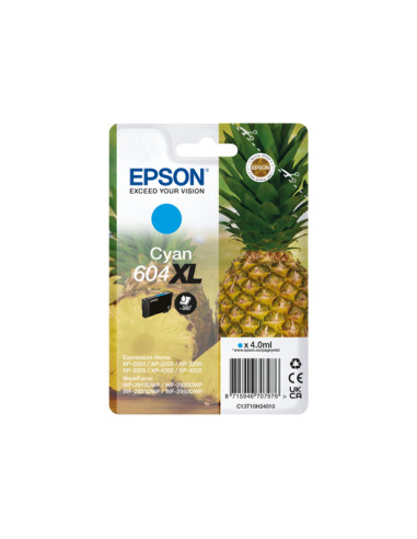 Cartucho epson 604xl cian c13t10h24010 xp2200 wf - 2910 piña