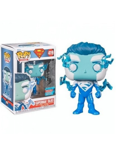 Funko pop dc comics superman blue exclusivo 58593