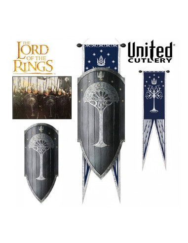 Replica united cutlery el señor de los anillos escudo de gondor 113 cm escala 1 - 1