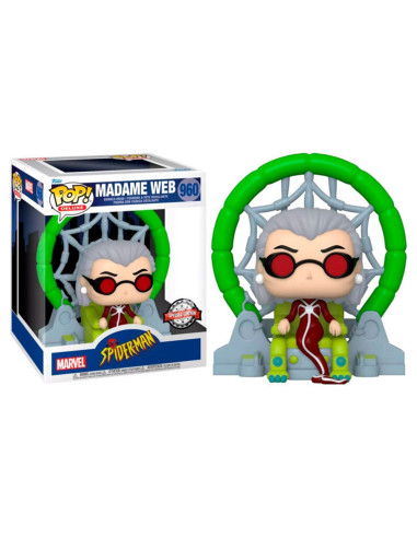 Funko pop deluxe marvel spider - man madame web (960) exclusivo 58869