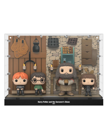 Funko pop moments deluxe cabaña de hagrid escena harry potter y la piedra filosofal 70254