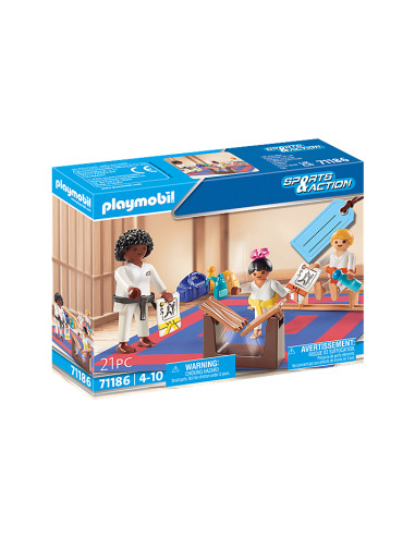 Playmobil sports & action entrenamiento de karate