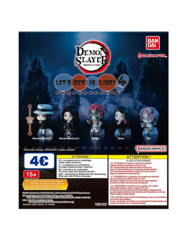 Set gashapon figuras bandai lote 30 articulos kimetsu no yaiba demon slayer narabundesu 4