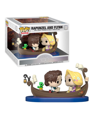 Funko pop moment pack de 2 disney 100 aniversario enredados rapunzel & flinn 67978