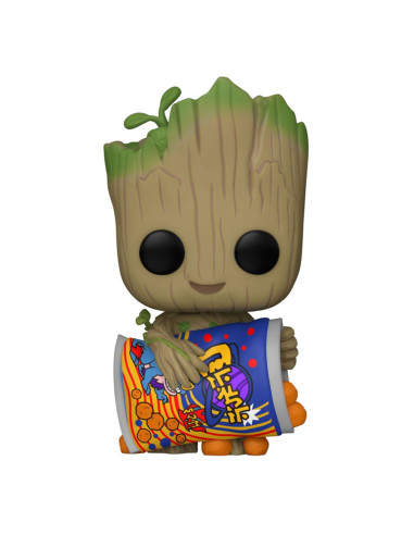 Funko pop marvel guardianes de la galaxia groot with cheese puffs 70654