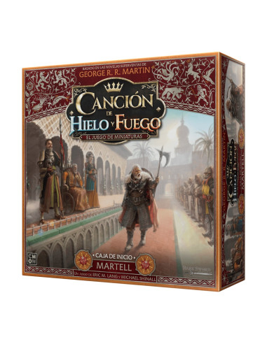 Juego de mesa cancion de hielo y fuego caja de inicio martell edad recomendada 14