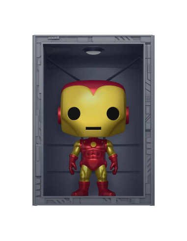 Funko pop deluxe marvel hall of armor iron man model 4 px exclusive 62781