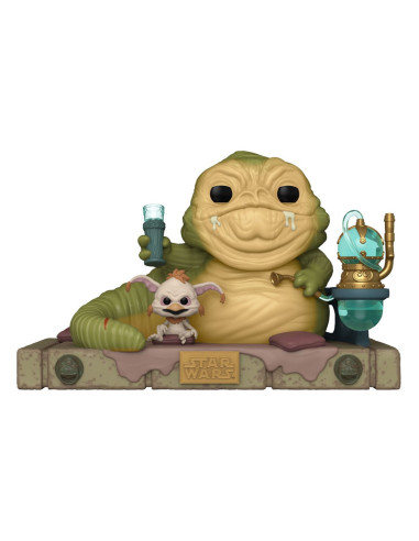 Funko pop deluxe star wars retorno del jedi 40 aniversario jabba con salacious 70742