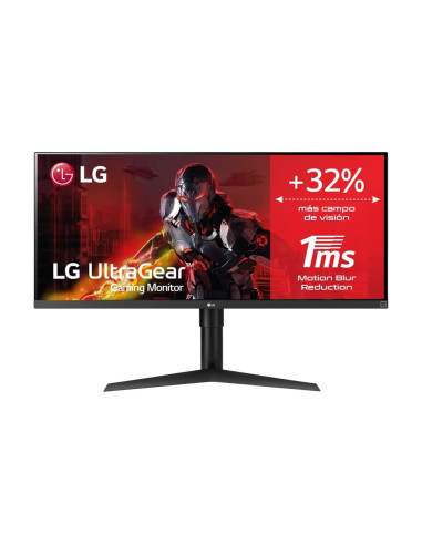 Monitor led curvo lg 34wp65cp 34pulgadas 3440 x 1440 5ms hdmi display port altavoces gaming