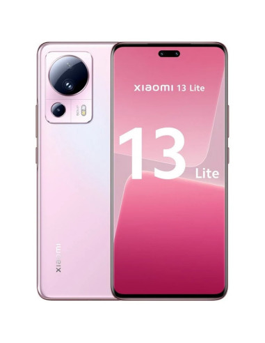 Telefono movil smartphone xiaomi 13 lite 8gb - 256gb - 6.55pulgadas - rosa