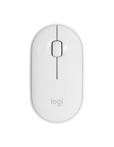 Raton inalambrico pebble mouse 2 m350s blanco bluetooth