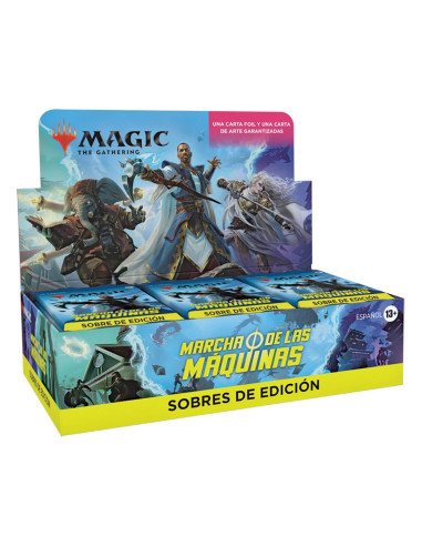 Caja de cartas wizards of the coast magic the gathering sobres de edición marcha de las máquinas 30 unidades español