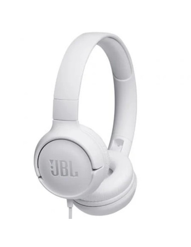 Auriculares jbl tune 500 -  microfono -  jack 3.5mm -  blanco