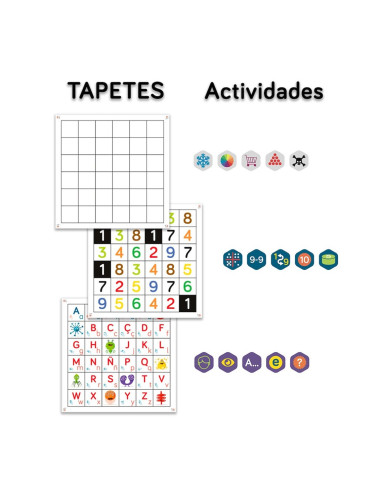 Pack infantil tilk bee - bot tapete + actividades