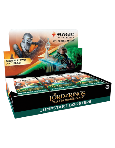 Caja de cartas magic the gathering jumpstart boosters the lord of the rings 18 unidades inglés