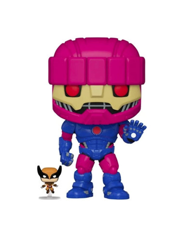 Funko pop super sized universo marvel x - men sentinel con wolverine 66636