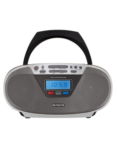 Radio cd portatil aiwa bbtu - 400sl 6w rms usb bluetooth