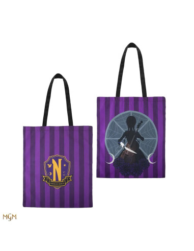 Tote bag cinereplicas wednesday addams miercoles y violonchelo