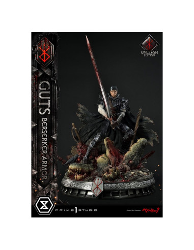 Figura prime 1 studio berserk estatua 1 - 4 guts armor unleash edition 91 cm