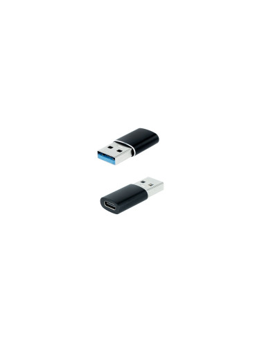 Adaptador usb tipo c a usb tipo a nanocable negro - hembra -  macho