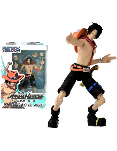 Figura bandai one piece anime heroes portgas d. ace