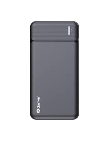 Bateria externa portatil powerbank denver pqc - 20007 20000mah usb tipo a -  usb tipo c -  micro usb