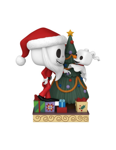 Funko pop deluxe the nightmare before christmas 30th jack & zero con arbol de navidad 72382