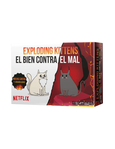 Juego de mesa exploding kittens el bien contra el mal edad recomendada 7 años