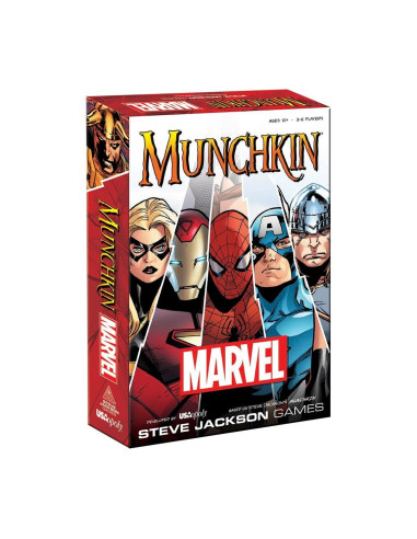 Juego de mesa munchkin marvel edition edad recomendada 10 años (ingles)