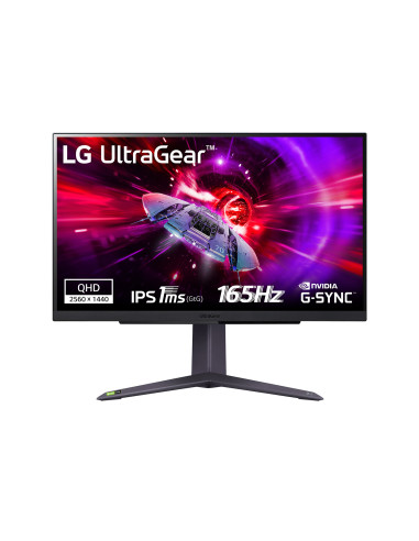 Monitor led ips lg 27gr75q 27pulgadas 2560 x 1440 1ms hdmi displayport reg. altura