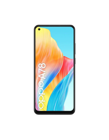 Telefono movil smartphone oppo a78 black -  6.43pulgadas -  128gb rom -  8gb ram -  50 + 2 mpx -  8 mpx -  5000mah -  dual sim