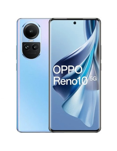 Telefono movil smartphone oppo reno 10 5g blue 6.7pulgadas -  256gb rom -  8gb ram -  64 + 8 + 32 mpx -  32 mpx -  5000 mah -  