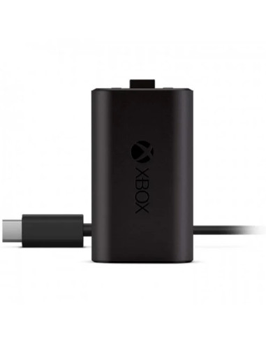 Kit microsoft xbox bateria recargable play & charge + usb tipo c