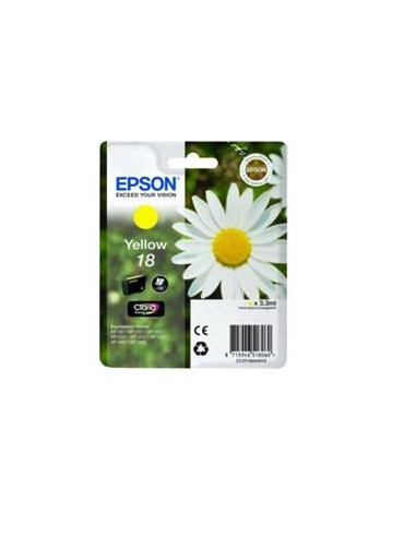 Cartucho tinta epson t180440 amarillo xp - 102 - 205 - 305 - 405 - 30 - margarita