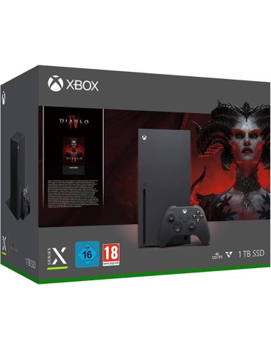 Microsoft xbox series x 1tb + diablo iv