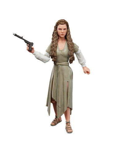 Figura hasbro princess leia ewok village  return of the jedi black series