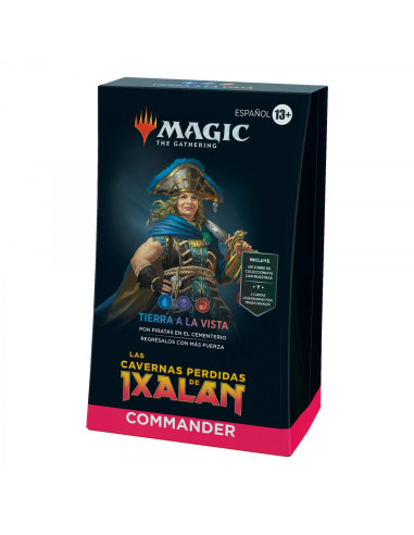 Juego de cartas magic the gathering las cavernas perdidas de ixalan mazos commander 4 barajas español