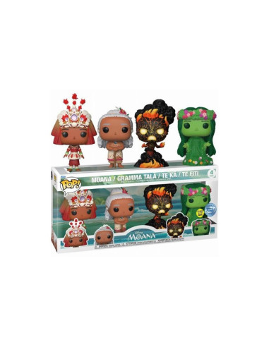 Funko pop disney vaiana pack de 4