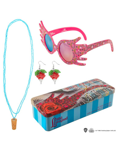 Set de espectrogafas y joyas cinereplicas harry potter luna lovegood