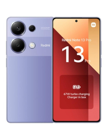 Movil xiaomi redmi note 13 pro - 8gb - 256gb - 6.67pulgadas - purpura