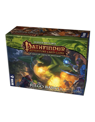 Jueo de cartas devir aventuras de panthfinder juego básico