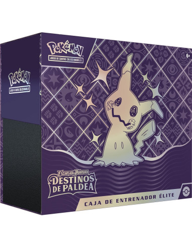 Juego de cartas pokemon tcg caja entrenador elite sv4.5 español