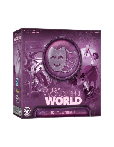 Juego de mesa tranjis games its a wonderful world ocio y decadencia edad recomendada 14 años