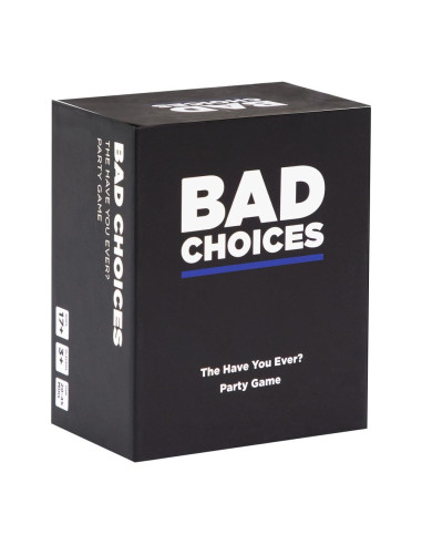 Juego de mesa bad choices edad recomendada 17 años ingles idioma