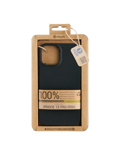 Funda muvit recycletek para apple iphone 12 pro max negra