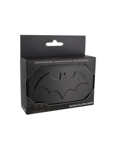 Baraja de naipes en caja metalica paladone batman