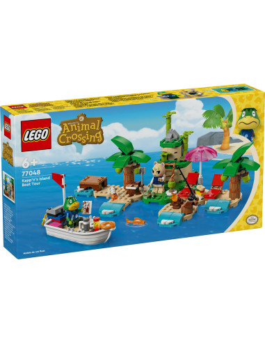 Lego animal crossing paseo en barca con el capitán