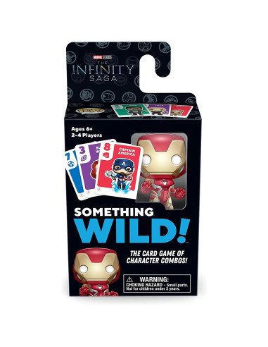 Juego de mesa funko something wild! marvel infinity saga iron man pegi 6 60495