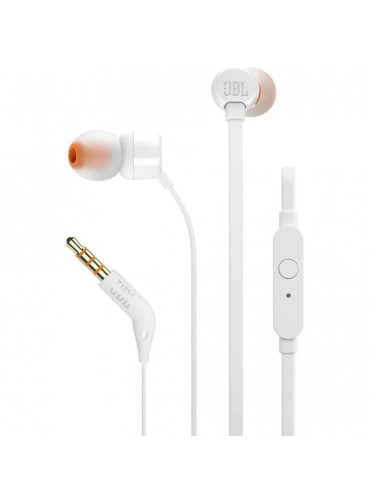 Auriculares intrauditivos jbl t160 white