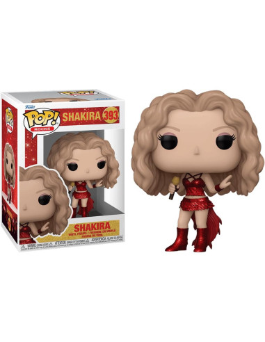 Funko pop estrellas de la musica shakira super bowl glow in the dark 75404